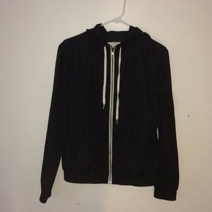ZUMIE Black windbreaker